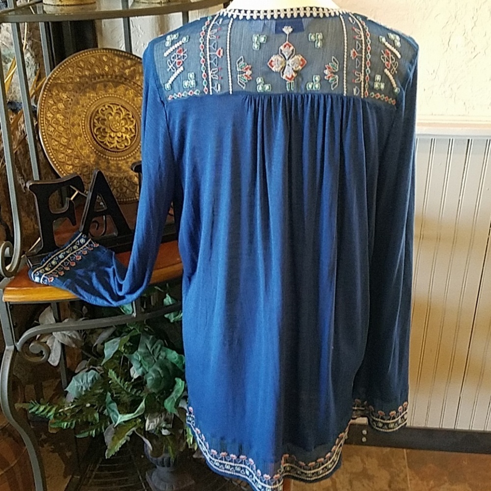 💞indigo* Tunic - Picture 2 of 6